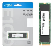SSD Crucial E100 480GB NVMe M.2 PCIe 4.0
