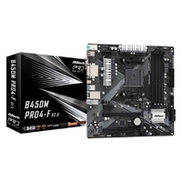 Placa Mãe ASRock, AMD AM4, Micro ATX, DDR4 - B450M Pro4-F R2.0