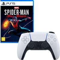 Controle Dualsense Playstation 5 Ps5 + Game Marvel's Spider-Man: Miles Morales Ps5 | R$600