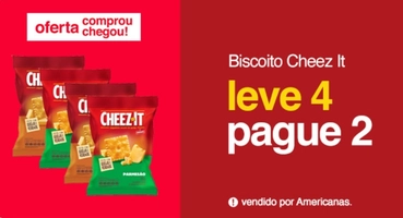 [Leve 4 Pague 2] Salgadinho Cheez It