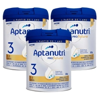 Kit 3 fórmula Infantil Aptanutri Profutura 3 800g