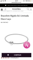 Bracelete Rígido Ed. Limitada Doce Laço - R$173