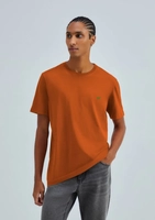 【Tam.: M G XG XXG】Camiseta Básica Unissex - Laranja - HERING