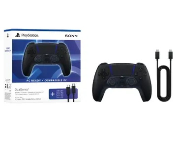 Controle Sem Fio DualSense PS5 PC, Midnight Black
