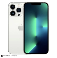 iPhone 13 Pro Apple (128GB) Prateado, Tela de 6,1", 5G e Câmera Tripla de 12MP