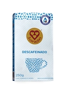 Café Torrado e Moído 3 Corações Descafeinado a Vácuo 250g
