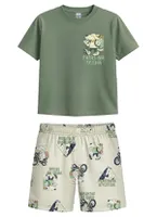 Conjunto Missão do Dia Moletinho Verde Malwee Kids