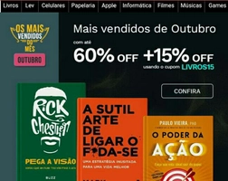 Até 60% OFF em livros na Saraiva + 15% OFF com o cupom