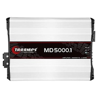 Módulo Taramps MD 5000.1 2 ohms 5000 W RMS Amplificador Som Automotivo