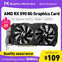 Placa de Vídeo Amd Radeon Rx590 8gb