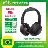 [ APP | Do Brasil | MOEDAS R$ 153 ] Headphone Bluetooth 5.3 QCY-H3 Lite ANC , 40mm Driver, Cancelamento De Ruído Ativo, Over Ear Headset, 60H Playtime