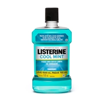 Antisséptico Bucal Listerine Cool Mint 1,5 Litros l 3 UNIDADES - 21 cada R$63