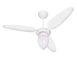 Ventilador de Teto Ventisol Wind com Lustre e 3 Velocidades - Branco