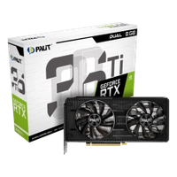 Placa de Vídeo Palit NVIDIA GeForce RTX 3060 Ti Dual, LHR, 8GB, GDDR6, DLSS, Ray Tracing, NE6306T019P2-190ADV1
