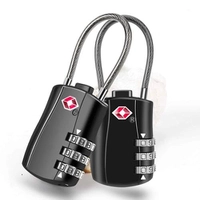 Cadeado TSA 3 Dígitos à Prova d'Água c/ 2 Unid.