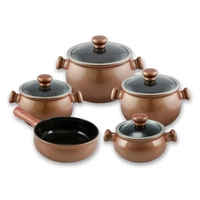 Conjunto De Panelas Premiere Joy 5 Peças - Cobre