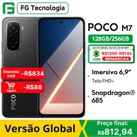 [Brasil] Celular Poco M7 | IP64 | 7000mah | 6.9 "FHD | NFC | 33W