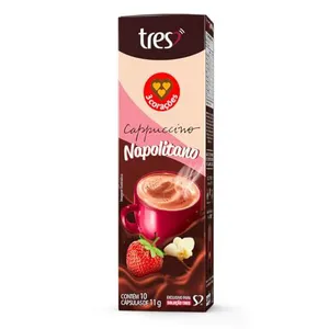 (REC) (Leve 3 Pague 2) Cápsula Cappuccino Napolitano TRES 10 unid