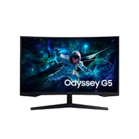 Monitor Gamer Curvo Samsung Odyssey G5, 32 QHD, 165Hz, 1ms, HDR10, Freesync, HDMI e DP, Preto - LS32CG552ELMZD