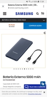 Bateria Externa 5000 mAh - R$99