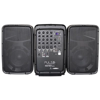 [AME R$560] Sistema de Som Ativo 2 Caixas 10 Pol. 100 + 100W + Mixer PulsePRO - SP373