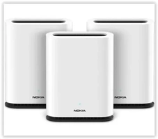Roteador Wi-Fi Mesh Nokia Beacon 1 com 3 unidades