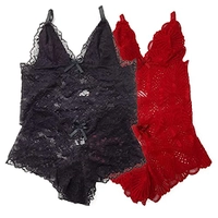 Kit 2 Conjuntos de Lingerie Caleçon Calcinha e Sutiã 087