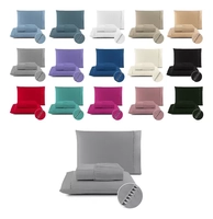 Jogo De Lençol 400 Fios Ponto Palito Cama Queen Saldão