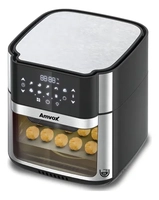 Fritadeira Eletrica Amvox Air Fryer Arf 1412 Oven 12 Litros 110v Cor Inox