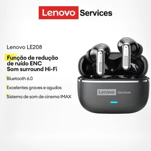 Fones de Ouvido Bluetooth Lenovo LE208 IPX5 HIFI