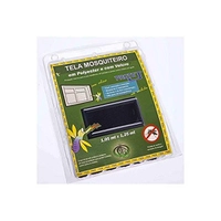 Tela Mosquiteiro Com Velcro Protej Preta