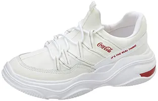 Tênis Coca-Cola Shoes, Spagueti II, feminino, Branco/Vermelho, 36