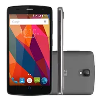 Smartphone ZTE L5 Shade 8GB Cinza 3G Tela 5" Câmera 8MP Android 5.1 199,90
