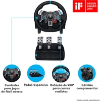 Volante Logitech Gamer G29 - PS5 - PS4, PS3 e PC | R$ 1.700