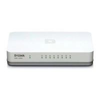 Switch D-Link DGS-1008A 10/100/1000 Gigabit, 8 portas 