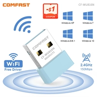 【 App】Compre 10 Adaptador USB A Wifi Comfast 150mbps 2.4ghz por R$4,54/Cada