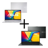 Notebook ASUS Vivobook 15 (i5 13a, 8GB, 512GB SSD, Tela IPS, Win11) + Notebook ASUS Vivobook Go 15 (R5-7520U, 4GB, 256GB SSD, Tela IPS, KeepOS
