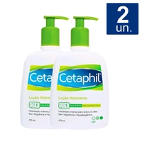 Kit 2X 473ml Cetaphil Loção Hidratante Galderma para Pele Normal a Seca