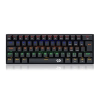 Teclado Mecanico Redragon Lakshmi, Rainbow, ABNT2, Compacto, Switch Azul, K606R-PT-BLUE