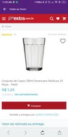 Conjunto de Copos 190ml Americano Multiuso 24 Peças - Nadir R$ 1
