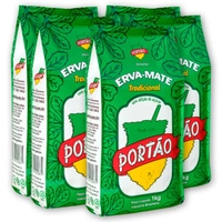 Erva-Mate Portão Chimarrão Tradicional (Fardo 5 unidades) 1kg.