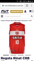 Regata Rinat CRB Alagoas Basquete II 2017 - R$ 60