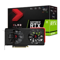 Placa de Vídeo PNY NVIDIA Geforce RTX 3060 XLR8 Gaming REVEL EPIC-X RGB Dual Fan Edition, LHR, 12GB, GDDR6, DLSS, Ray Tracing, VCG306012DFXPPB