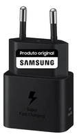 Carregador USB-C 25W com Cabo Preto Samsung