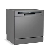 (Regional) Lava Louças 8 Serviços Prata 127V Midea