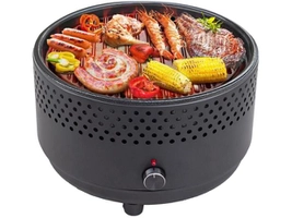 Churrasqueira a Carvão Portátil com Ventilador - Nell GB-PC1 PR 