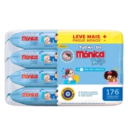 Toalhas Umedecidas 176un Turma da Mônica Hora da Troca