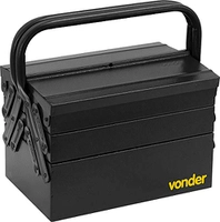 PRIME DAY - Caixa Metálica Para Ferramentas, Com 5 Gavetas Vonder | R$80