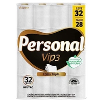 [Prime]Papel Higiênico Triplo Vip 32 Rolos 20m