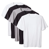 Kit com 5 Camisetas Básicas Masculina Algodão T-Shirt Tee R$100